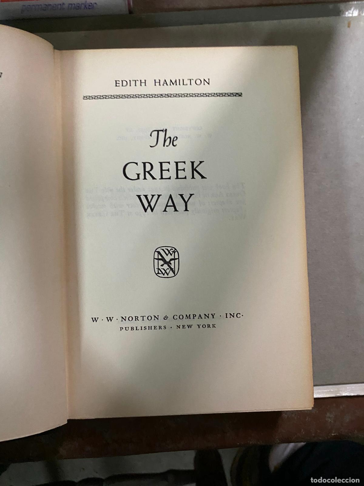 Libros de segunda mano: The Greek Way Hamilton, Edith - Foto 1