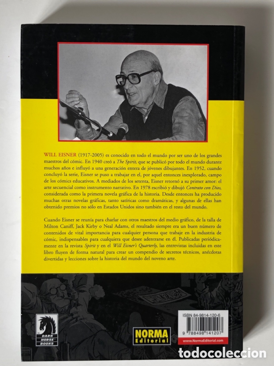 Libros de segunda mano: SHOP TALK. CONVERSACIONES CON WILL EISNER- Norma Editorial - Foto 3