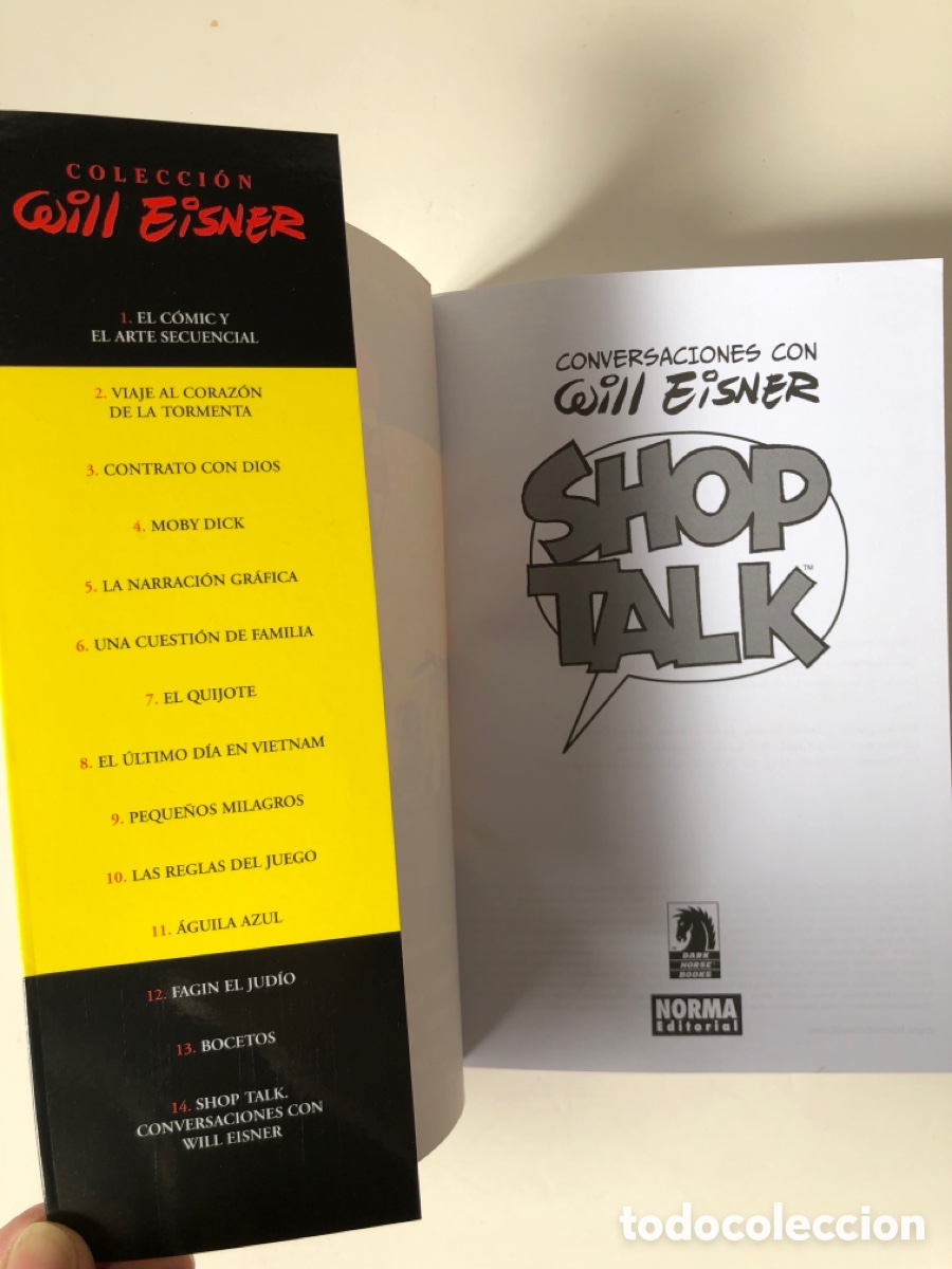 Libros de segunda mano: SHOP TALK. CONVERSACIONES CON WILL EISNER- Norma Editorial - Foto 4