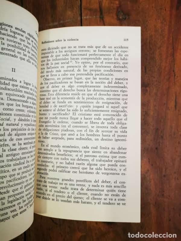 Libros de segunda mano: SOREL, Georges. Reflexiones sobre la violencia - Foto 3