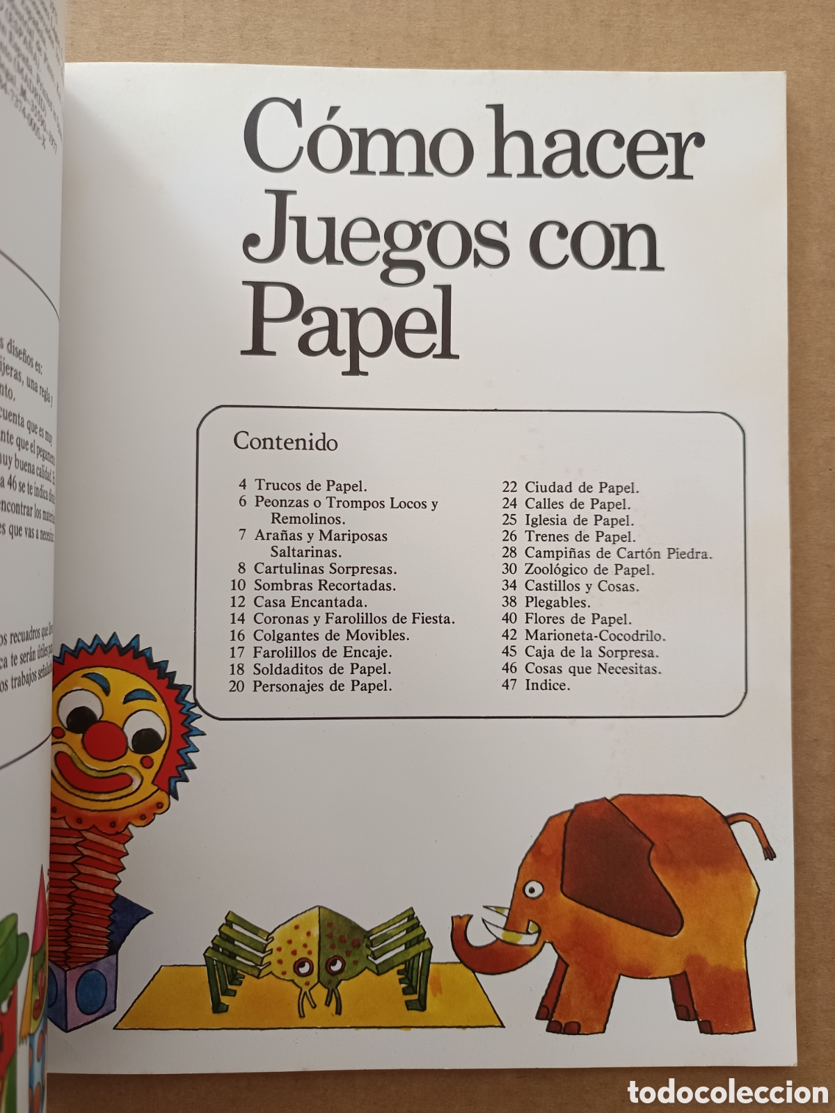 Libros de segunda mano: C&oacute;mo Hacer Juegos Con Papel (Plesa/SM, 1977). - Foto 4