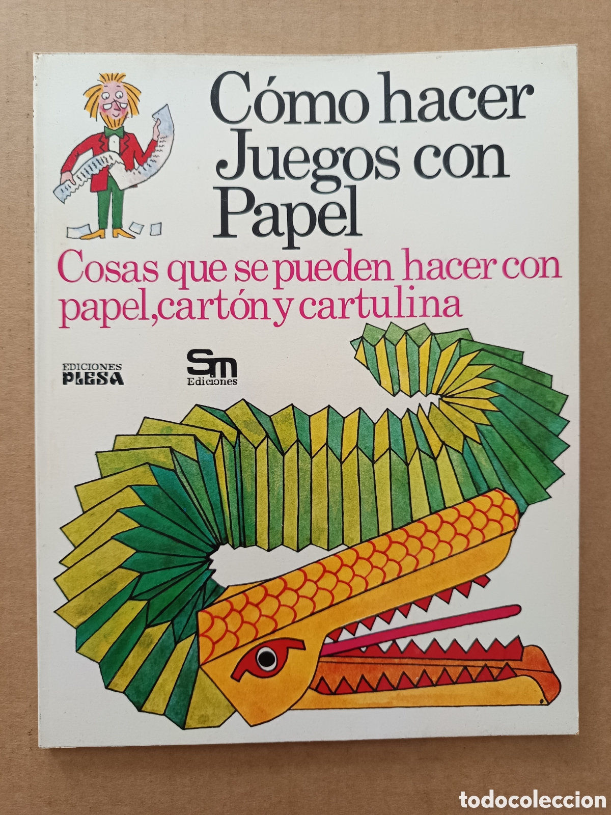 Libros de segunda mano: C&oacute;mo Hacer Juegos Con Papel (Plesa/SM, 1977). - Foto 1
