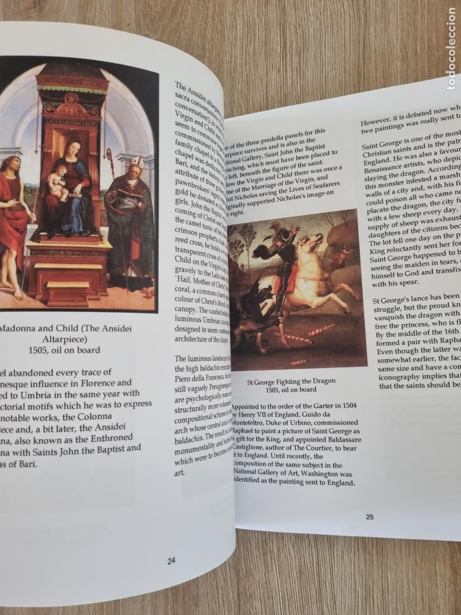 Libros de segunda mano: Raphael. 210 colour plates. Libro de arte - Foto 5