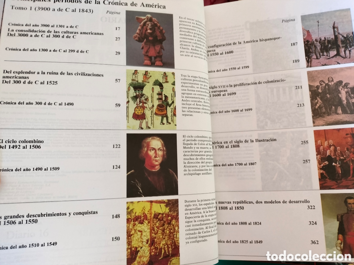 Libros de segunda mano: Libro Cr&oacute;nica de Am&eacute;rica,diario 16 - Foto 2