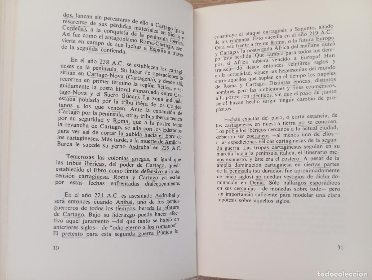 Libros de segunda mano: HISTORIA DE DENIA - EMILIO OLIVER SANZ DE BREMOND - Foto 2