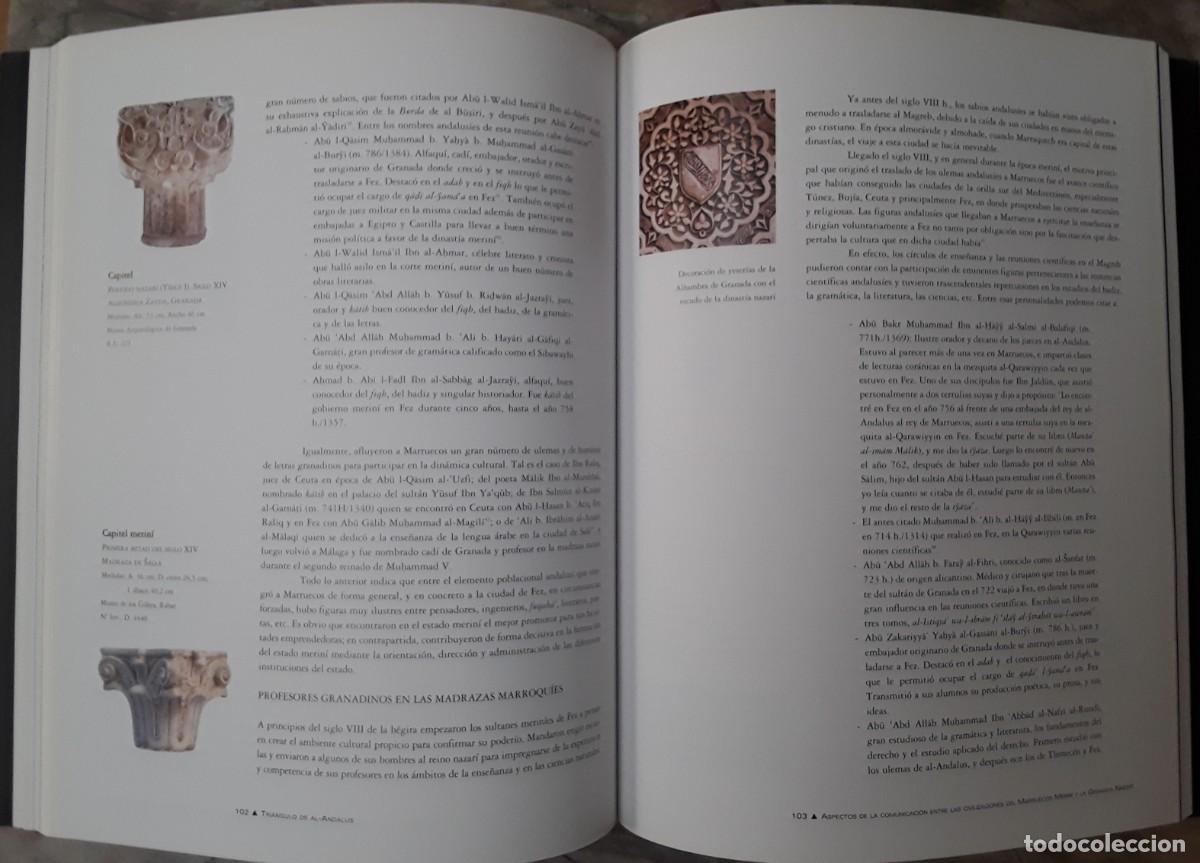Libros de segunda mano: TRI&Aacute;NGULO DE AL-ANDALUS. CAT&Aacute;LOGO DE LA EXPOSICI&Oacute;N. - Foto 2
