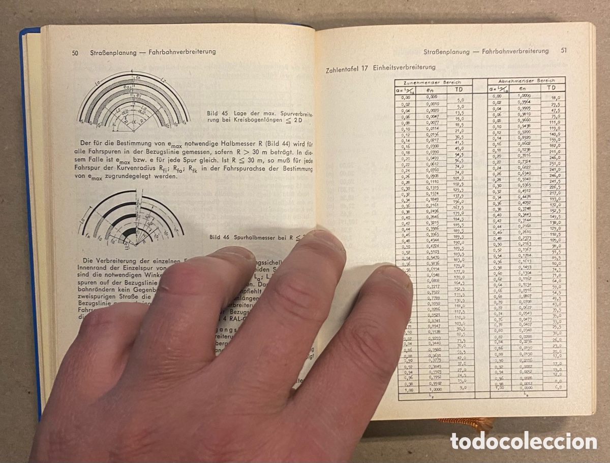 Libros de segunda mano: STRASSENBAU TASCHENBUCH. L&Auml;MMLEIN. CONSTRUCCI&Oacute;N VIAL - LIBRO DE BOLSILLO. - Foto 4