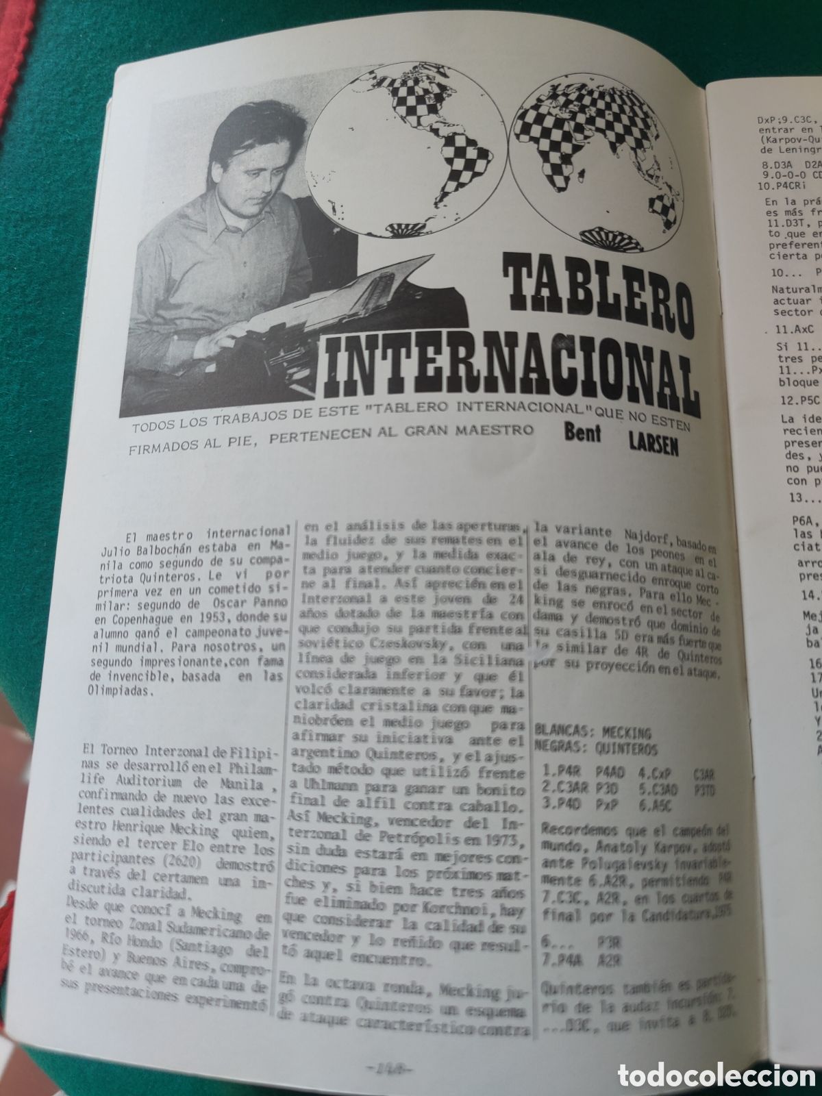 Libros de segunda mano: AJEDREZ 6000. SEPTIEMBRE 1976. N&Uacute;MERO 62. - Foto 3