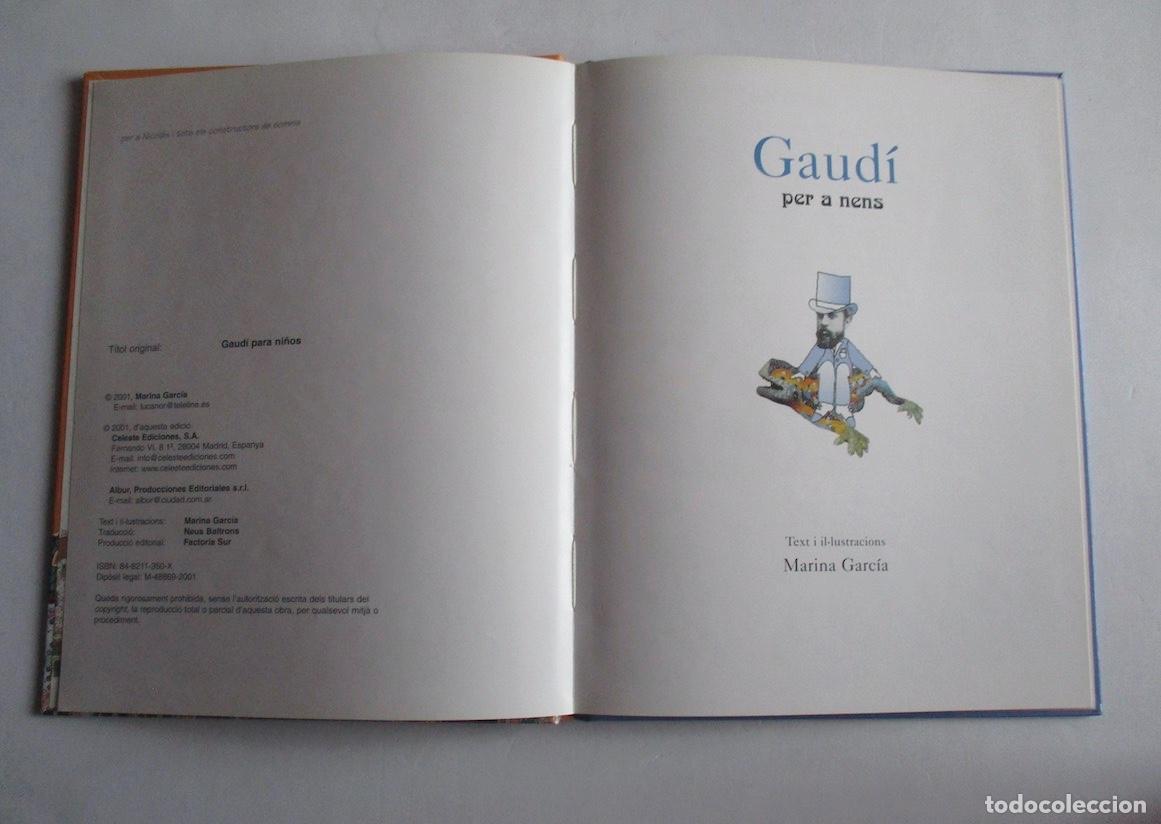Libros de segunda mano: GAUDI PER A NENS - MARINA GARCIA - Foto 2