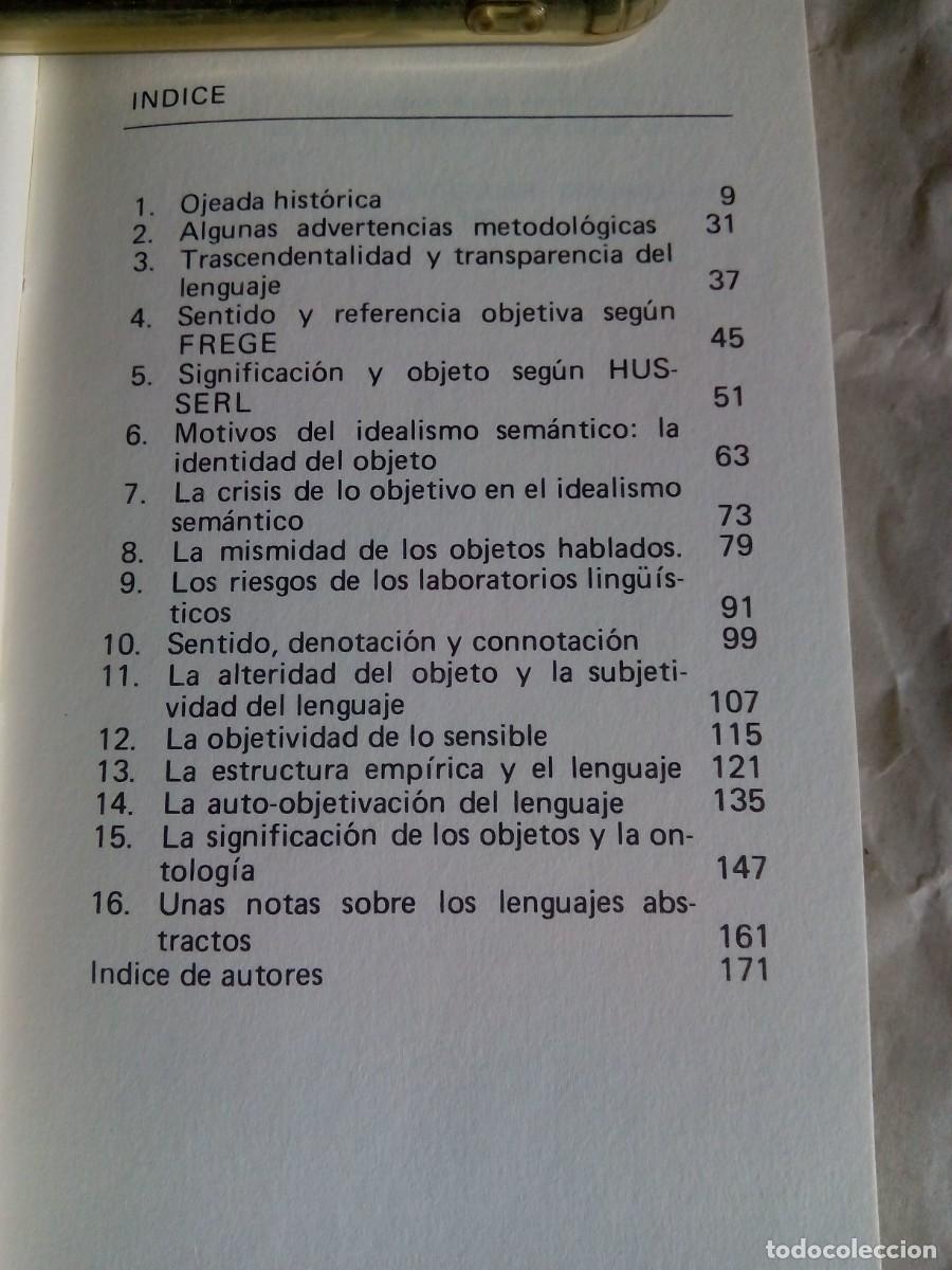 Libros de segunda mano: OBJETOS Y PALABRAS / FERNANDO MONTERO - Foto 5