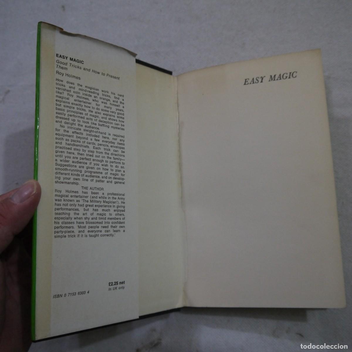 Libros de segunda mano: EASY MAGIC. GOOD TRICKS AND HOW TO PRESENT THEM - ROY HOLMES - 1973 - INGLES - Foto 2