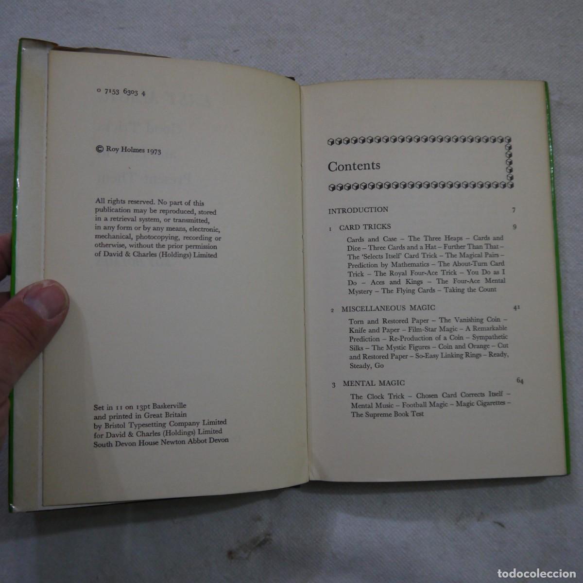 Libros de segunda mano: EASY MAGIC. GOOD TRICKS AND HOW TO PRESENT THEM - ROY HOLMES - 1973 - INGLES - Foto 4