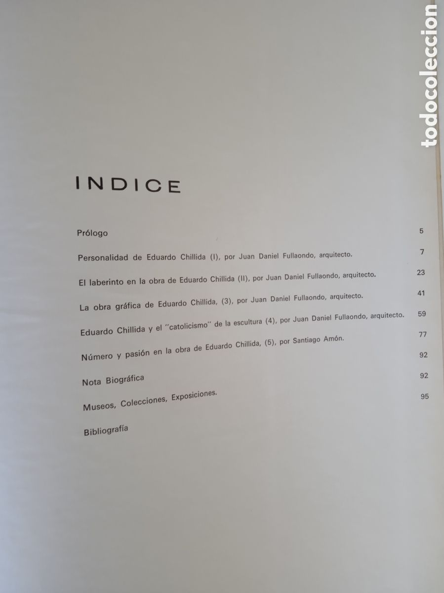 Libros de segunda mano: CHILLIDA. J.D. FULLAONDO. NUEVA FORMA. ALFAGUARA 1968. - Foto 3