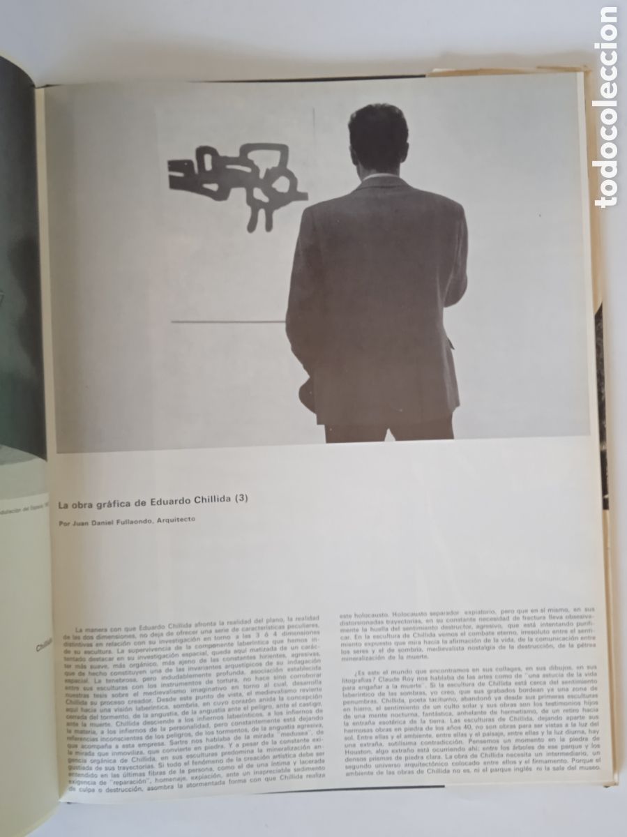 Libros de segunda mano: CHILLIDA. J.D. FULLAONDO. NUEVA FORMA. ALFAGUARA 1968. - Foto 7