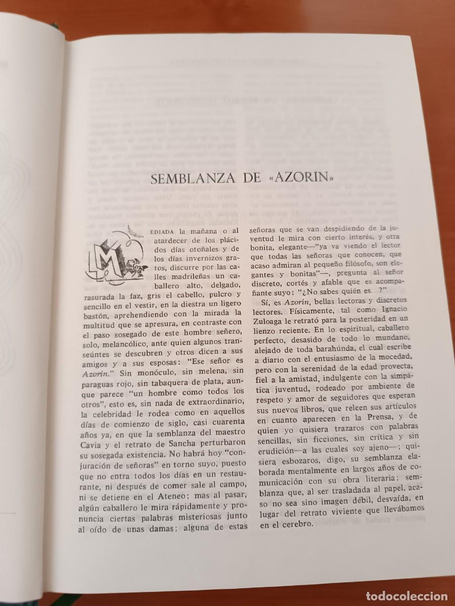 Libros de segunda mano: Obras selectas Azor&iacute;n 1969 - Foto 5