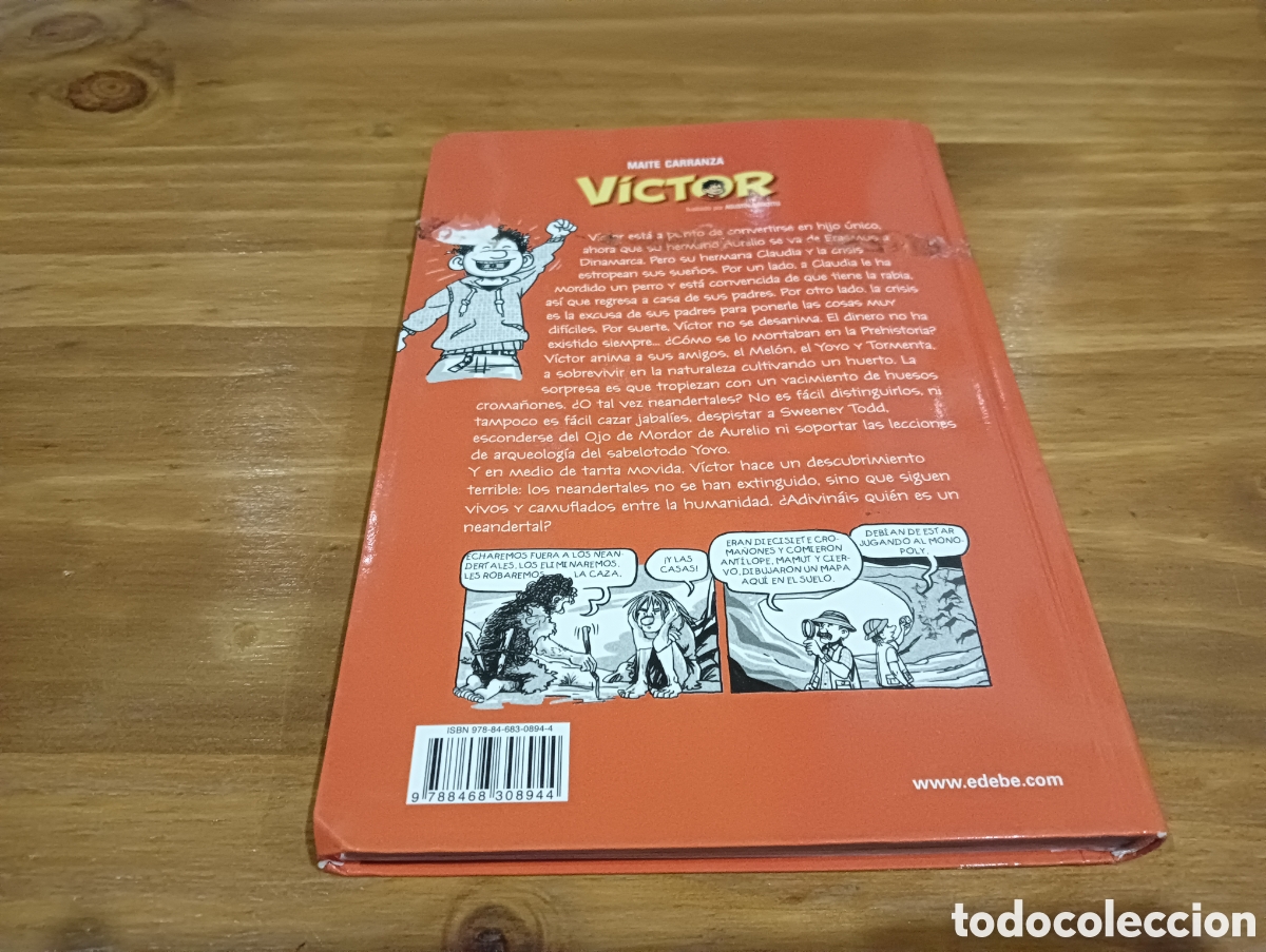 Libros de segunda mano: V&iacute;ctor y los Neandertales. - Foto 5