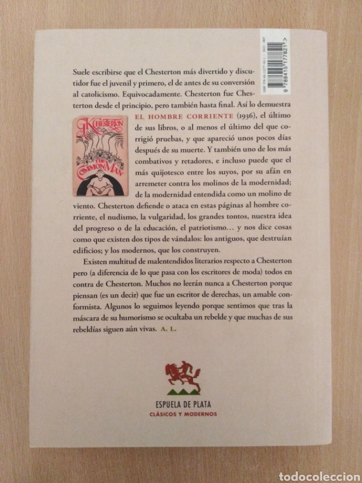Libros de segunda mano: EL HOMBRE CORRIENTE. G. K. Chesterton - Foto 3