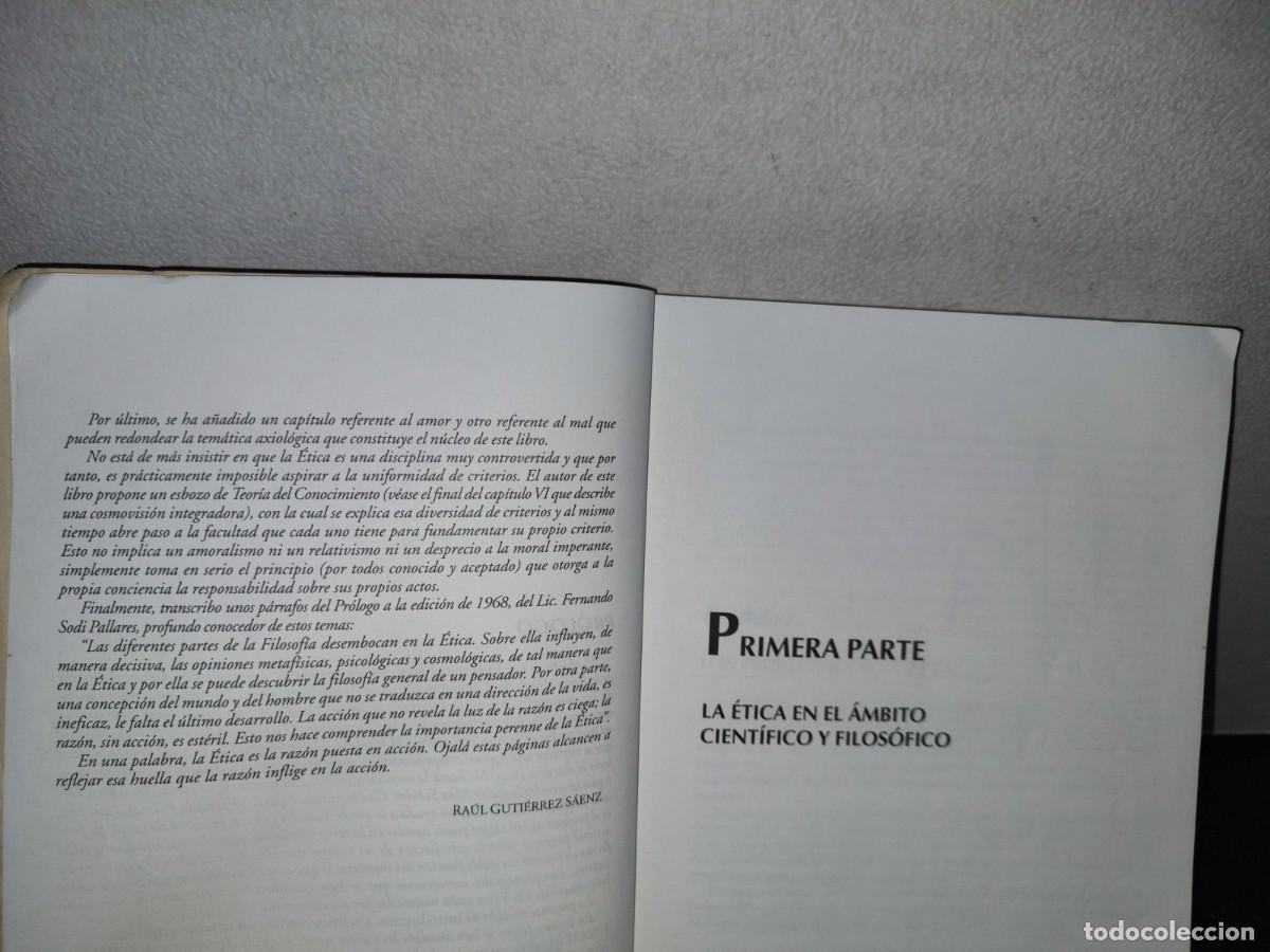 Libros de segunda mano: 102- INTRODUCCI&Oacute;N A LA &Eacute;TICA - RA&Uacute;L GUTI&Eacute;RREZ S&Aacute;ENZ - Foto 7