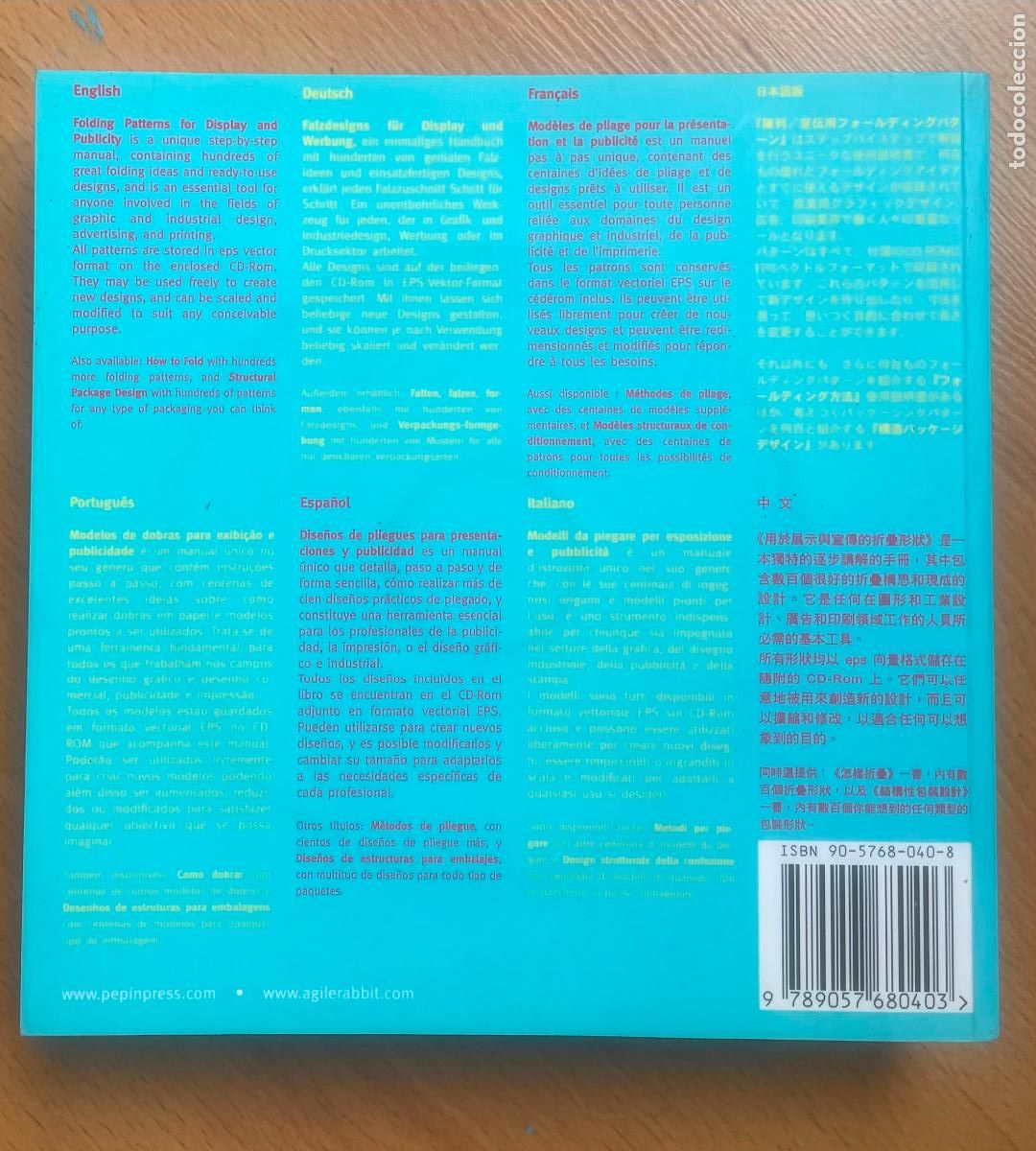 Libros de segunda mano: DISPLAY & PUBLICITY, Folding batterns for CON CD - Foto 4