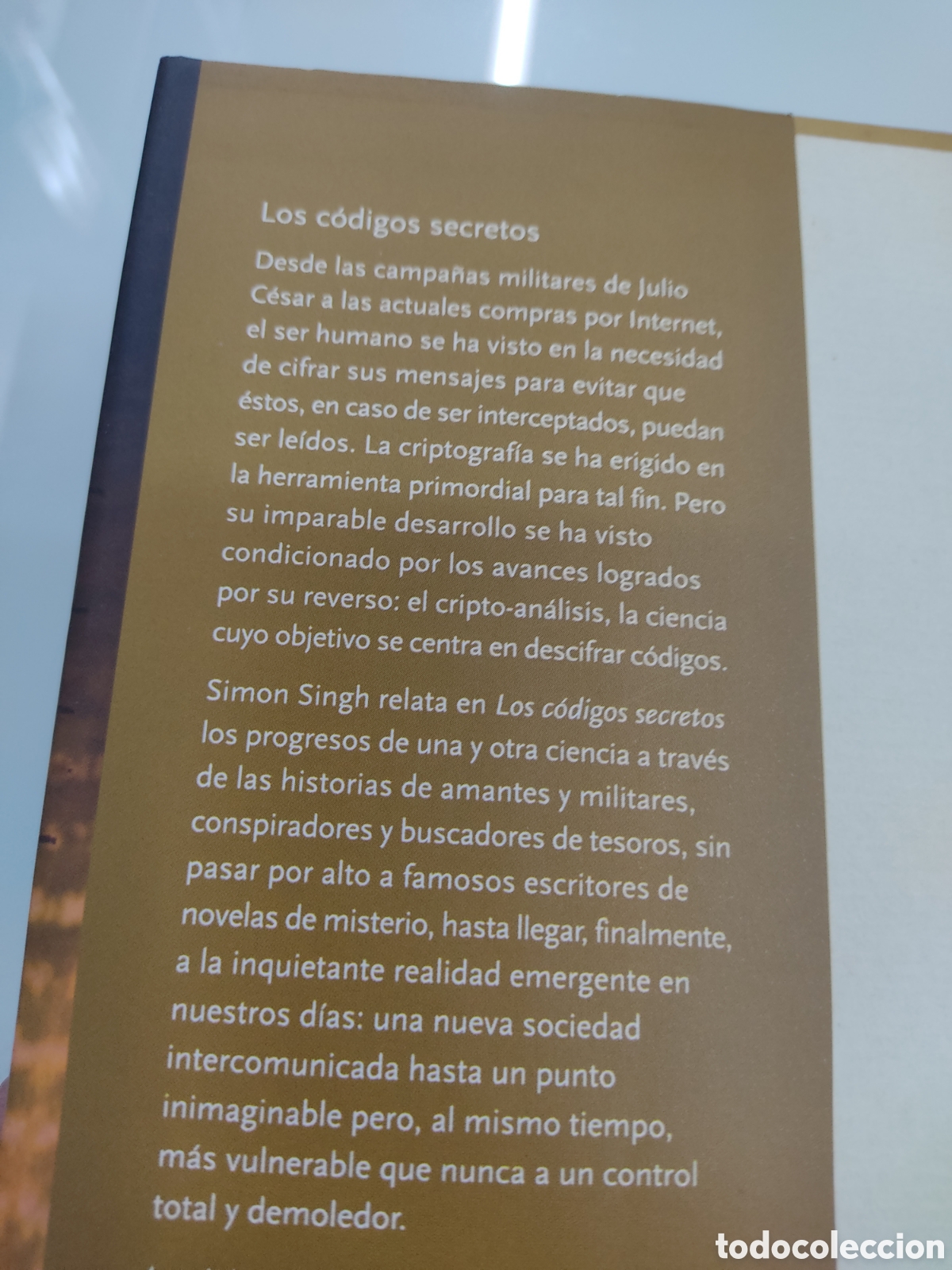Libros de segunda mano: LOS C&Oacute;DIGOS SECRETOS SIMON SINGH Arte y ciencia de la criptograf&iacute;a desde antiguo Egipto a internet - Foto 4