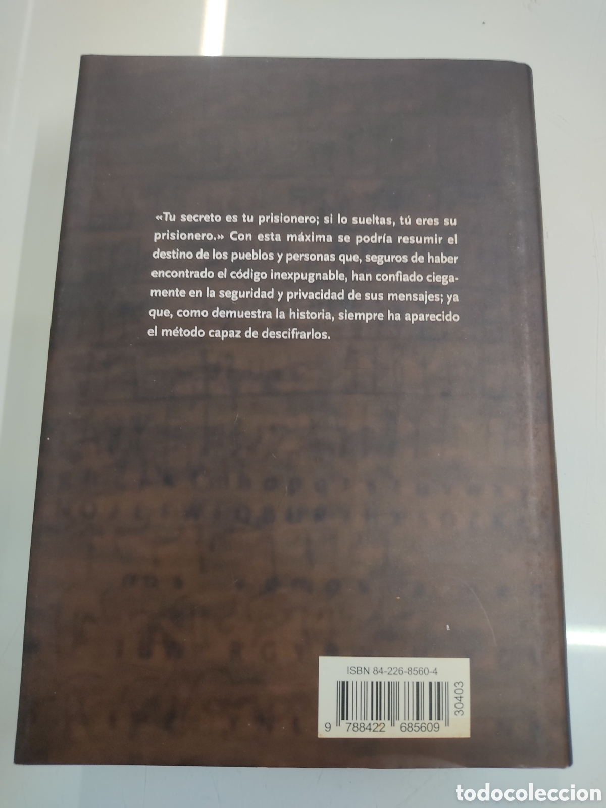 Libros de segunda mano: LOS C&Oacute;DIGOS SECRETOS SIMON SINGH Arte y ciencia de la criptograf&iacute;a desde antiguo Egipto a internet - Foto 9
