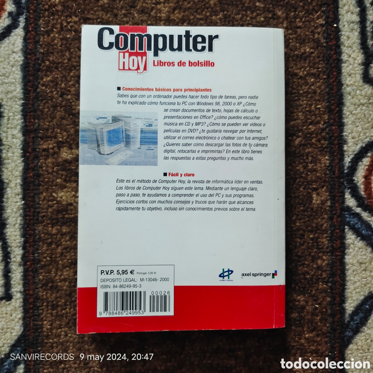 Libros de segunda mano: CURSO B&Aacute;SICO DE INFORM&Aacute;TICA (COMPUTER HOY, LIBRO DE BOLSILLO) (EDICI&Oacute;N 2004) - Foto 2