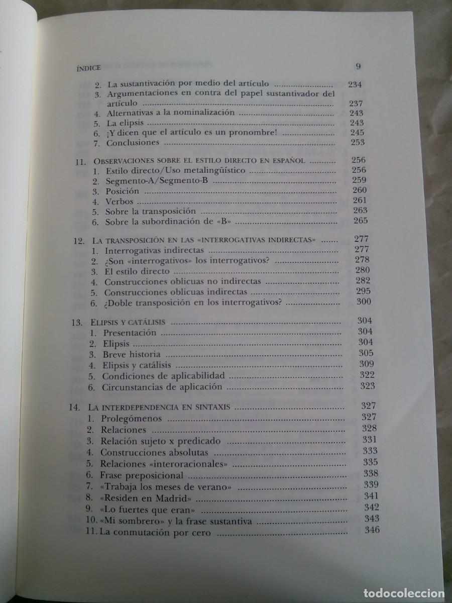 Libros de segunda mano: PRINCIPIOS DE SINTAXIS FUNCIONAL / SALVADOR GUTI&Eacute;RREZ ORD&Oacute;&Ntilde;EZ - Foto 7