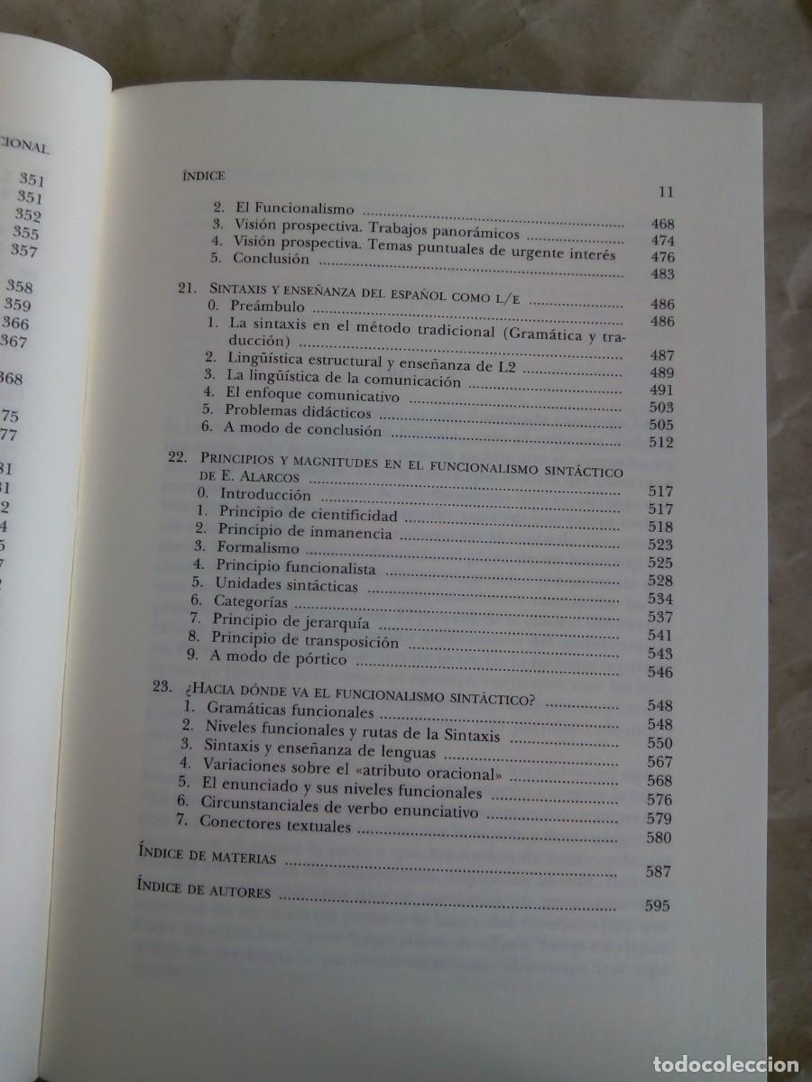 Libros de segunda mano: PRINCIPIOS DE SINTAXIS FUNCIONAL / SALVADOR GUTI&Eacute;RREZ ORD&Oacute;&Ntilde;EZ - Foto 9