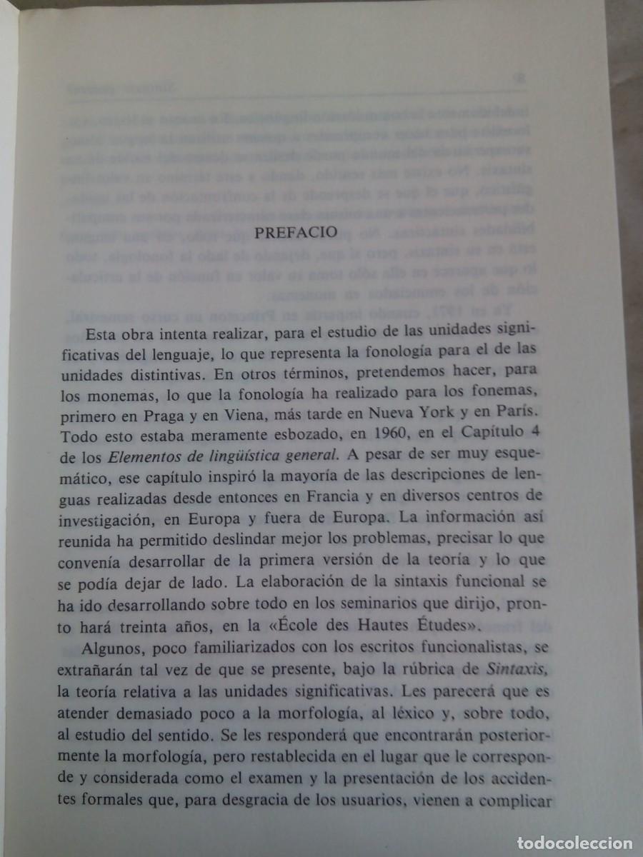 Libros de segunda mano: SINTAXIS GENERAL / ANDR&Eacute; MARTINET - Foto 6