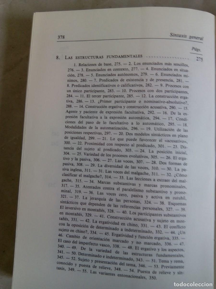 Libros de segunda mano: SINTAXIS GENERAL / ANDR&Eacute; MARTINET - Foto 12
