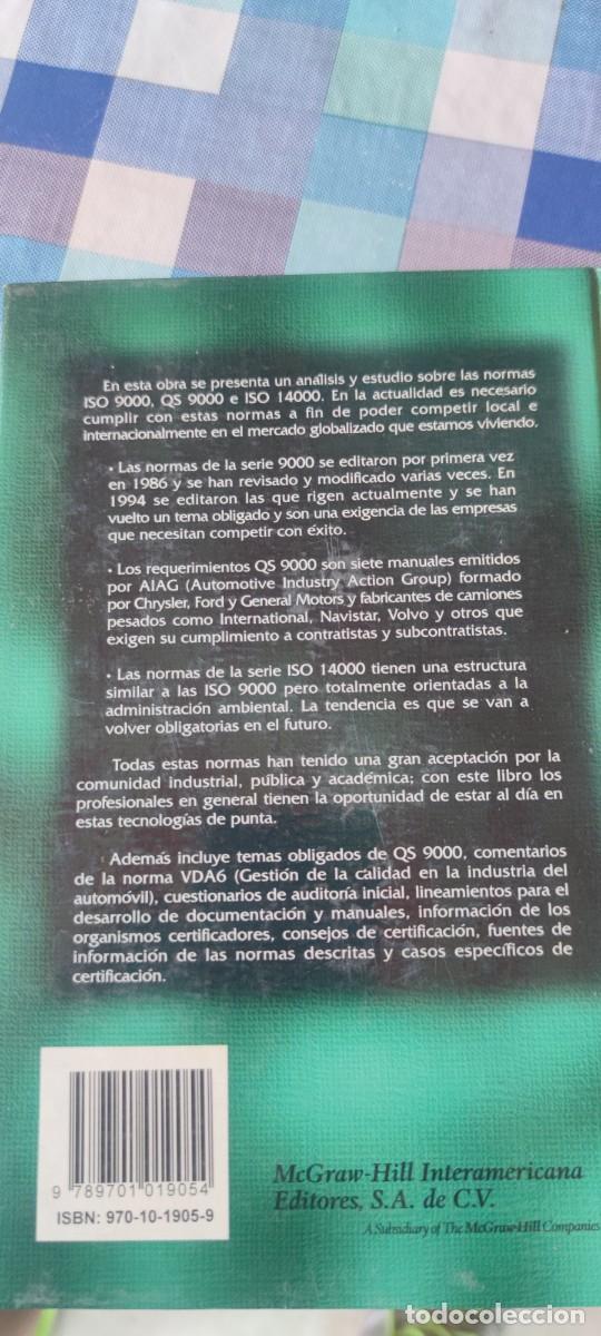 Libros de segunda mano: Iso 9000, 14000. Carlos Gonz&aacute;lez - Foto 2