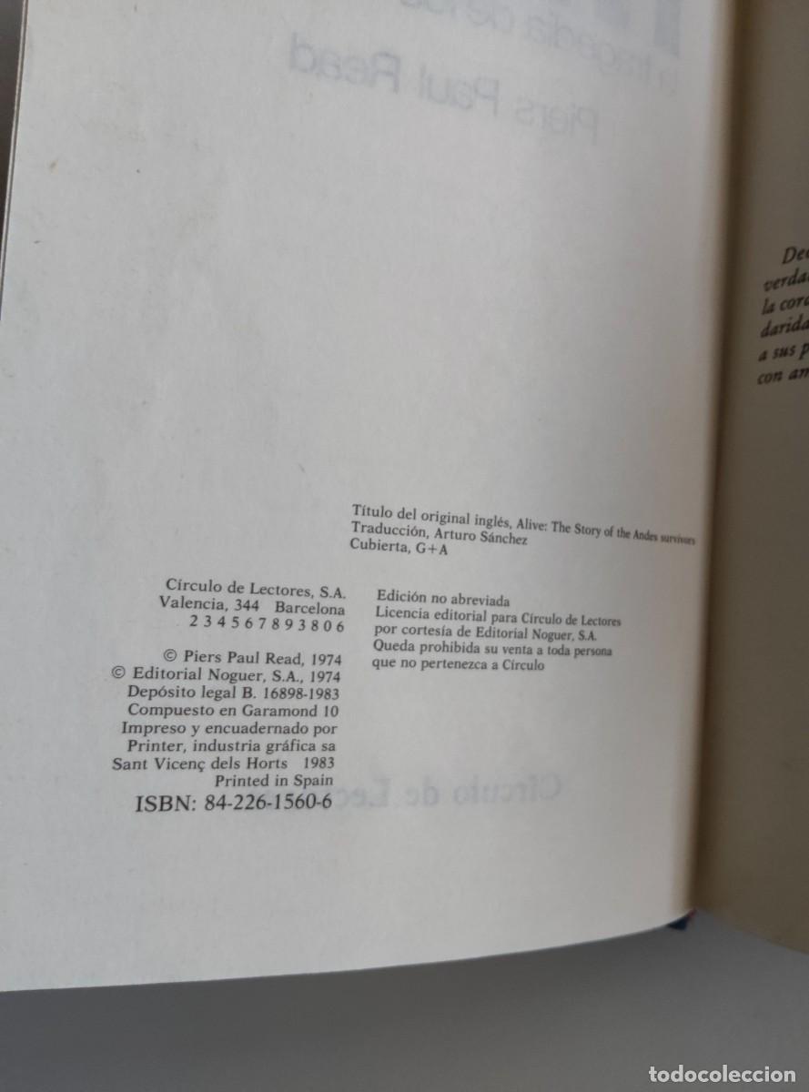 Libros de segunda mano: Viven . La tragedia de los andes - Foto 2