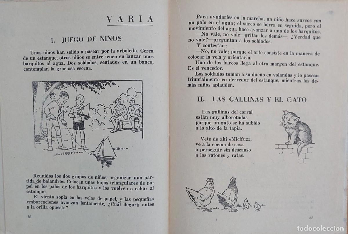 Libros de segunda mano: MI PRIMER LIBRO DE LECTURA (PINITOS ) de 1961 - Foto 4