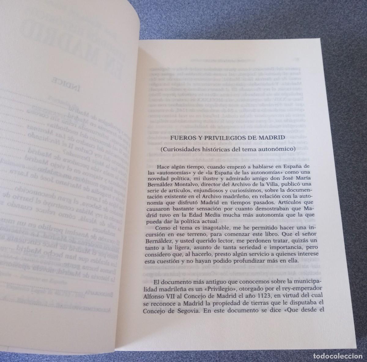 Libros de segunda mano: Episodios Hist&oacute;ricos En Madrid Jos&eacute; Mar&iacute;a De Mena - Foto 5