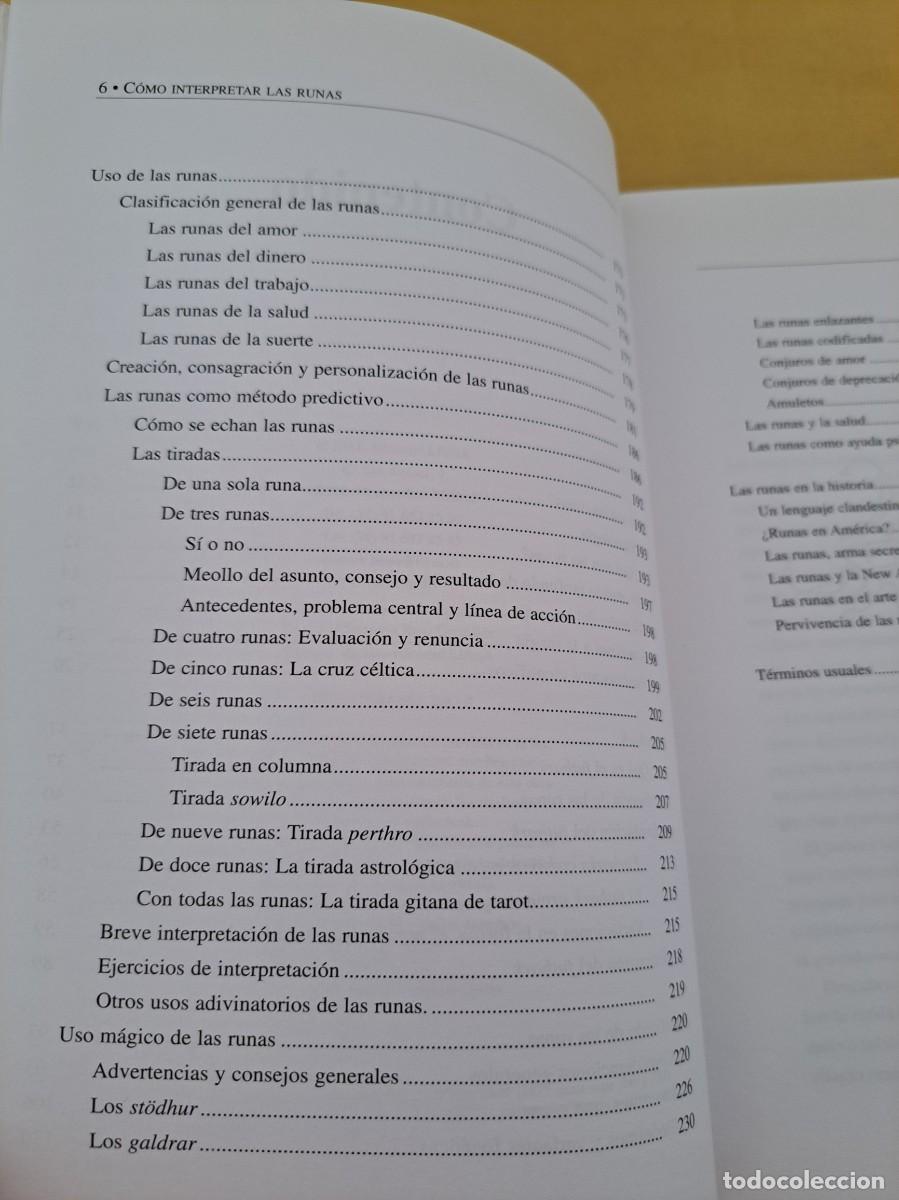 Libros de segunda mano: MACARENA ROJO GONZALEZ - COMO INTERPRETAR LAS RUNAS - EDICIONES LIBSA 2011 - Foto 4