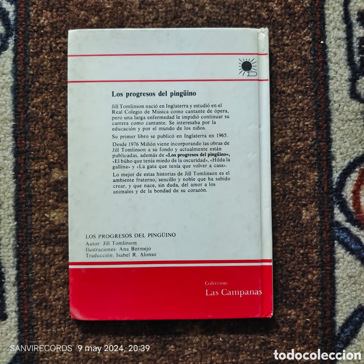 Libros de segunda mano: LOS PROGRESOS DEL PING&Uuml;INO (JILL TOMLINSON) (MI&Ntilde;&Oacute;N) - Foto 2