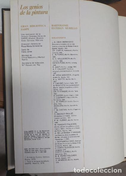 Libros de segunda mano: PINTURA - LOS GENIOS DE LA PINTURA - SARPE - 6 TOMOS - Foto 2