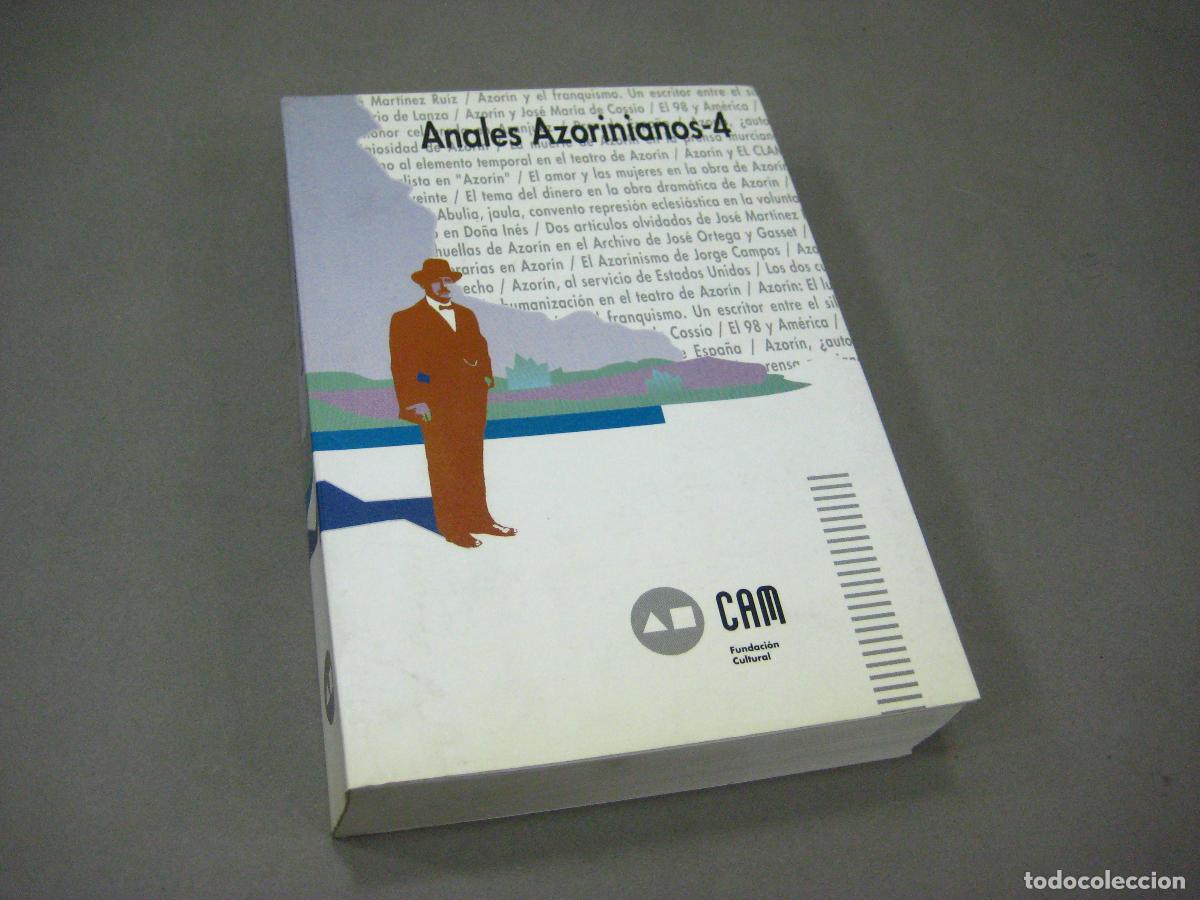 Libros de segunda mano: ANALES AZORINIANOS VOLUMEN N&ordm; 4 DE 1993. AZOR&Iacute;N - Foto 1