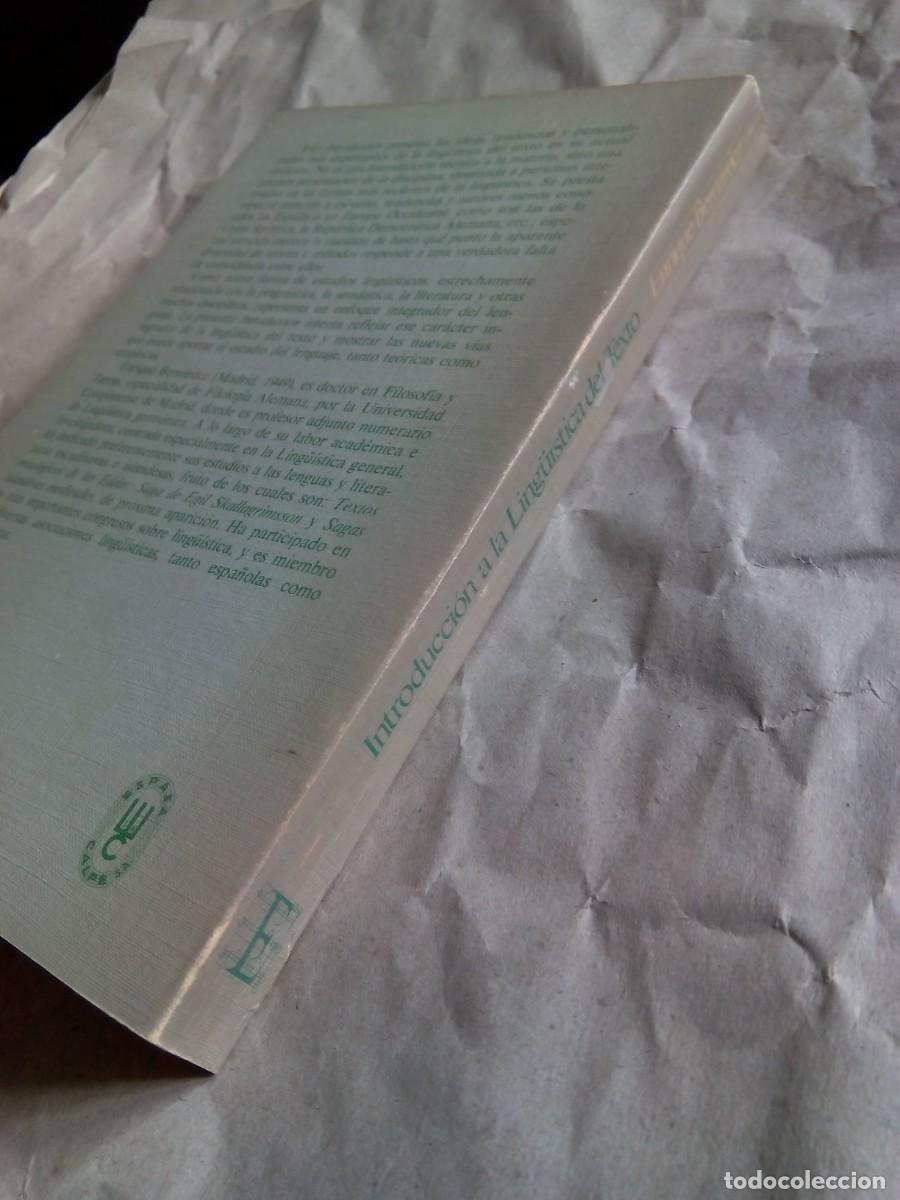 Libros de segunda mano: INTRODUCCI&Oacute;N A LA LING&Uuml;&Iacute;STICA DEL TEXTO / ENRIQUE BERN&Aacute;RDEZ - Foto 3