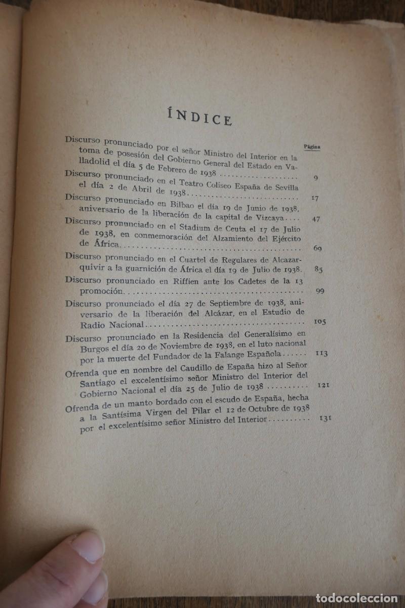 Libros de segunda mano: SIETE DISCURSOS- RAMON SERRANO SU&Ntilde;ER - 1938 - Foto 4