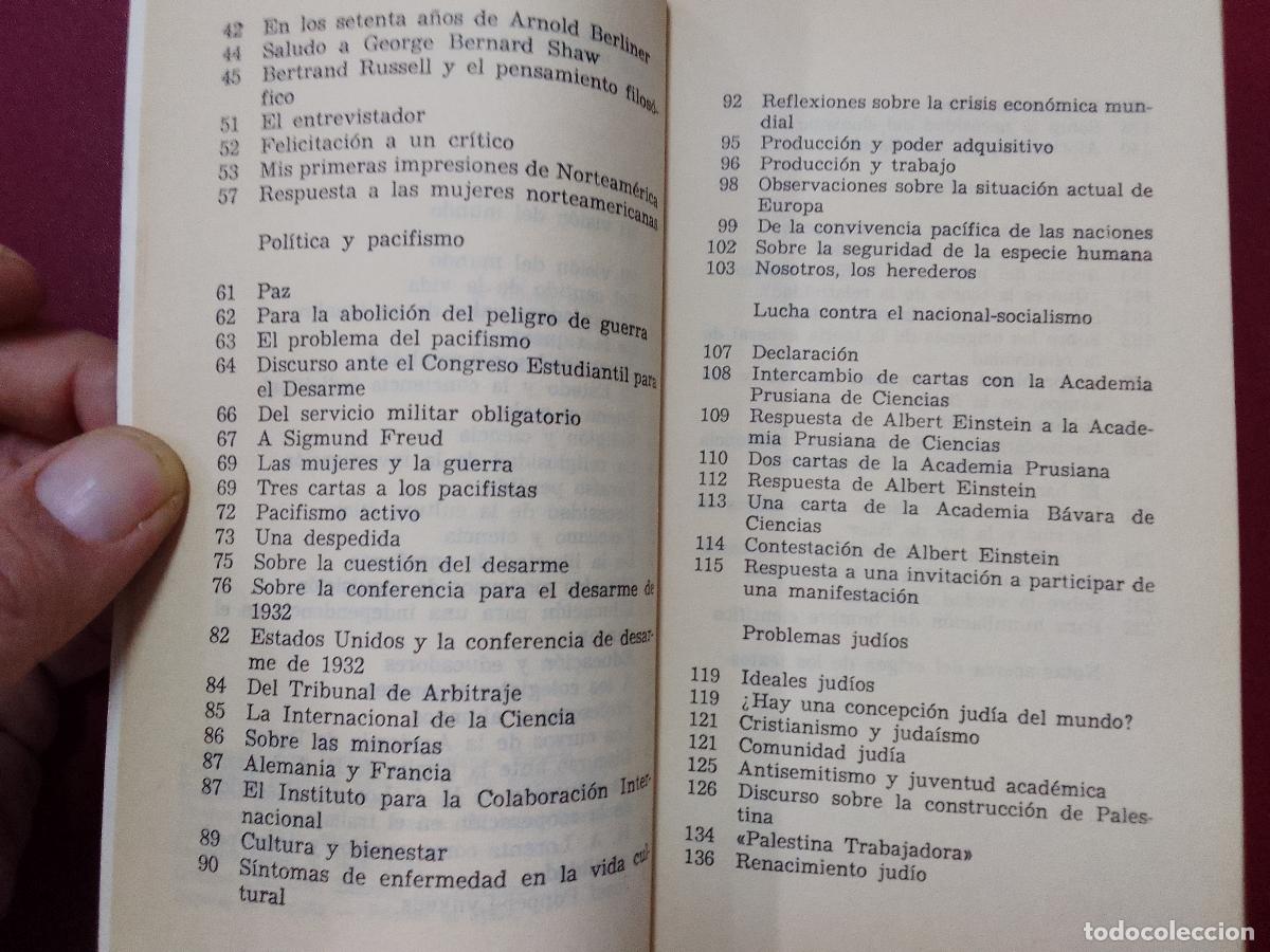 Libros de segunda mano: Albert Einstein: Mi visi&oacute;n del mundo (Tusquets Editores. 1981) - Foto 4