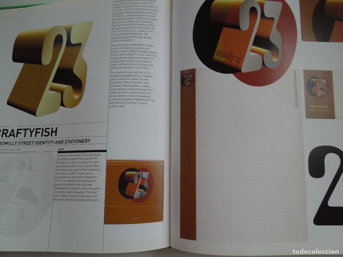 Libros de segunda mano: TYPE SPECIFIC - CHARLOTTE RIVERS - DESIGNING CUSTOM FONS FOR FUNCTION AND IDENTITY -PASTAS DURAS SOB - Foto 6