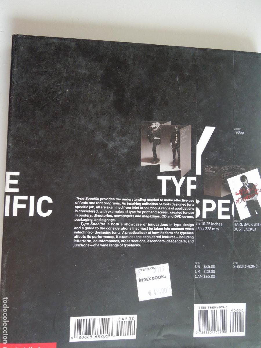 Libros de segunda mano: TYPE SPECIFIC - CHARLOTTE RIVERS - DESIGNING CUSTOM FONS FOR FUNCTION AND IDENTITY -PASTAS DURAS SOB - Foto 9