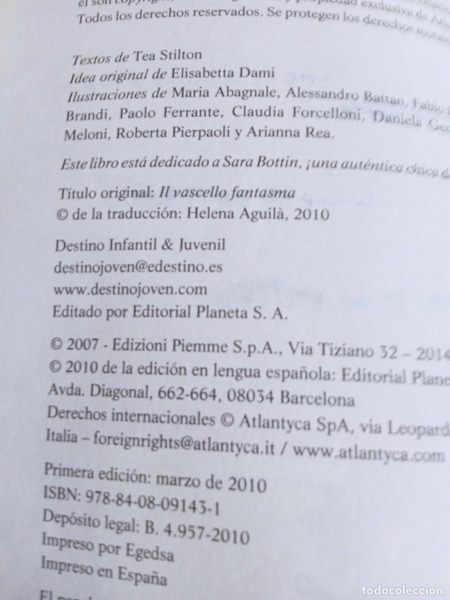 Libros de segunda mano: TEA STILTON n&ordm; 5 El barco fantasma - Foto 5