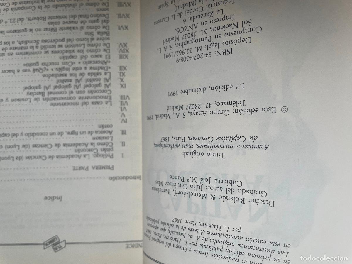Libros de segunda mano: CAPITAN CORCORAN Alfred Assollant ANAYA - Foto 3