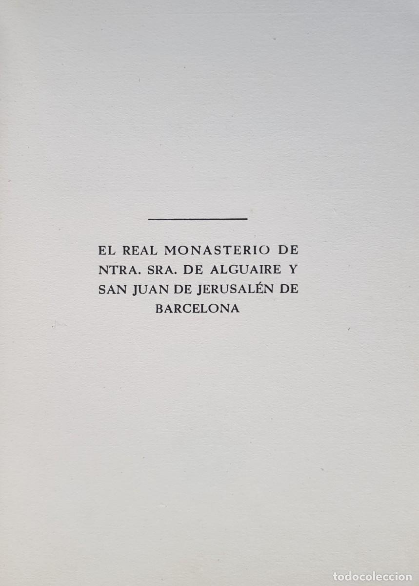Libros de segunda mano: Monasterio de Alguaire Barcelona - Foto 4