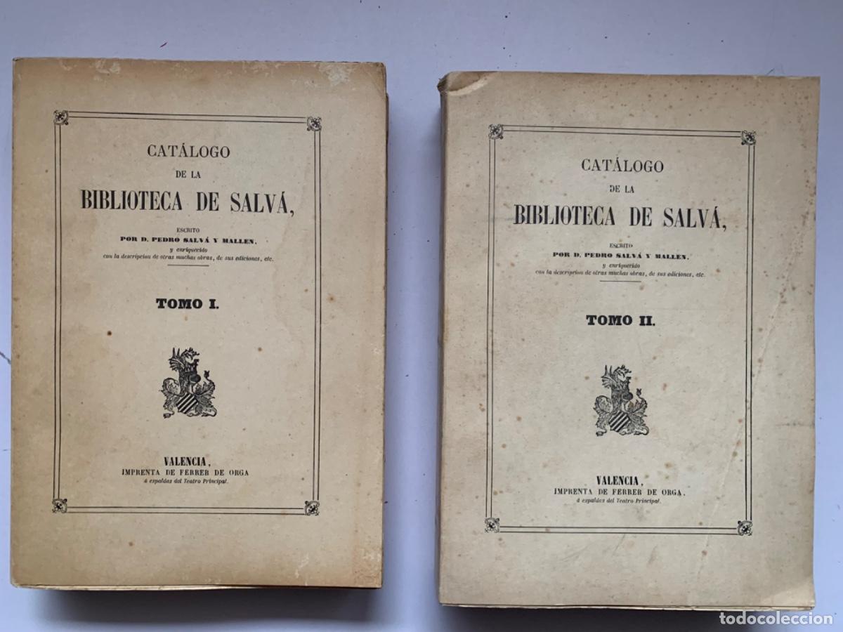 Libros de segunda mano: Cat&aacute;logo de la Bibliotca de Salv&agrave; - Foto 1