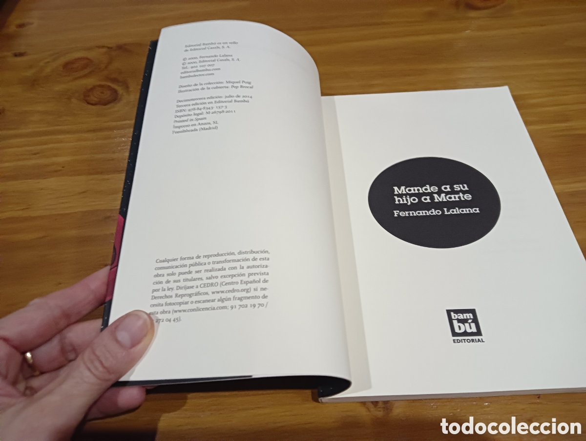 Libros de segunda mano: Mande a su hijo a Marte. - Foto 2