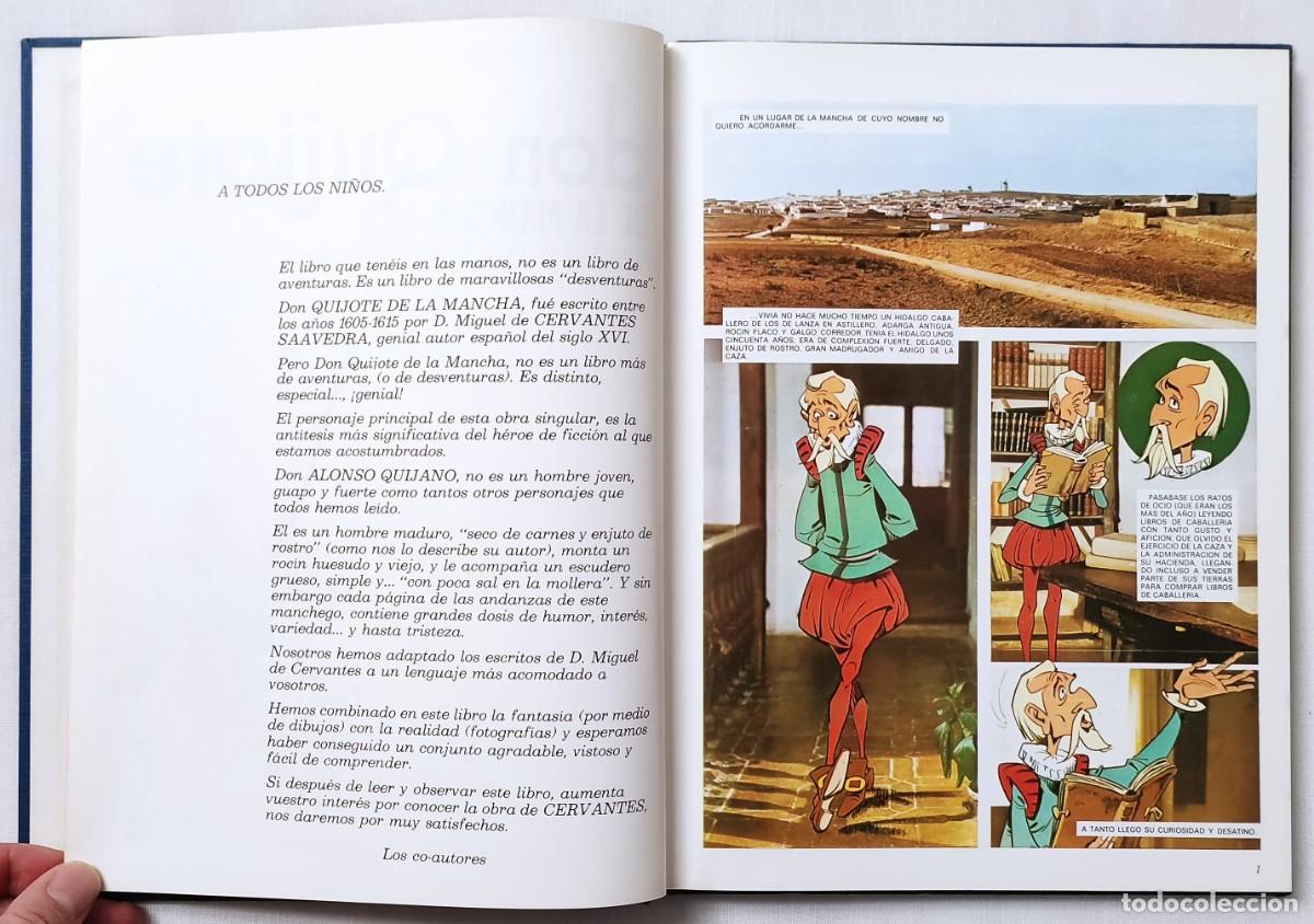 Libros de segunda mano: DON QUIJOTE DE LA MANCHA. EDICI&Oacute;N ADAPTADA ILUSTRADA. - Foto 3