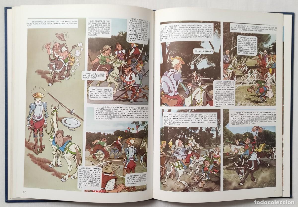 Libros de segunda mano: DON QUIJOTE DE LA MANCHA. EDICI&Oacute;N ADAPTADA ILUSTRADA. - Foto 4